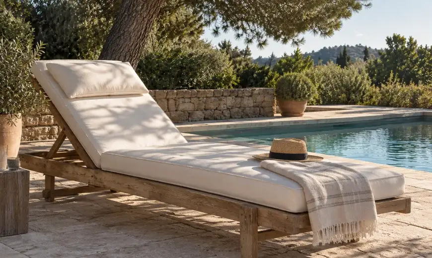 Coussinage extérieur pour transats et bains de soleil